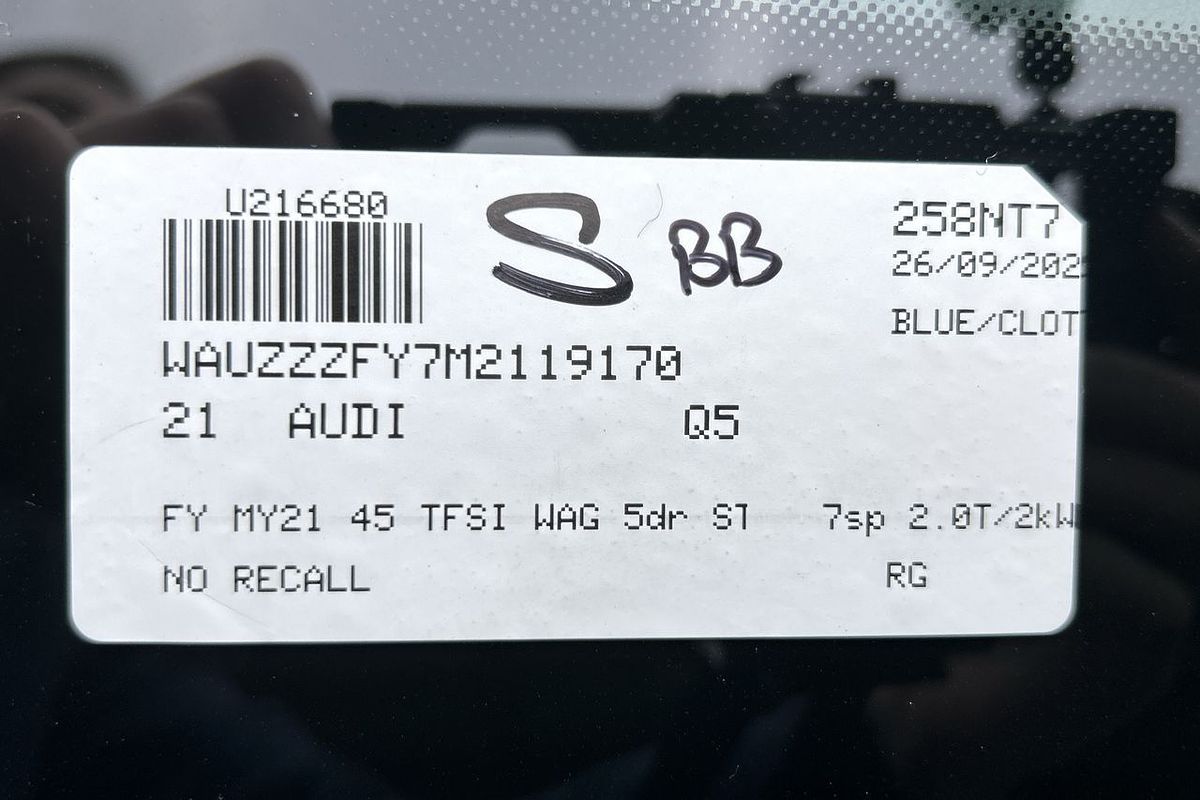 2021 Audi Q5 45 TFSI FY