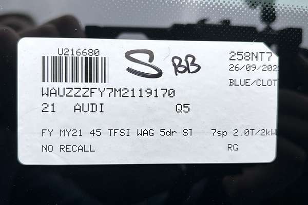 2021 Audi Q5 45 TFSI FY