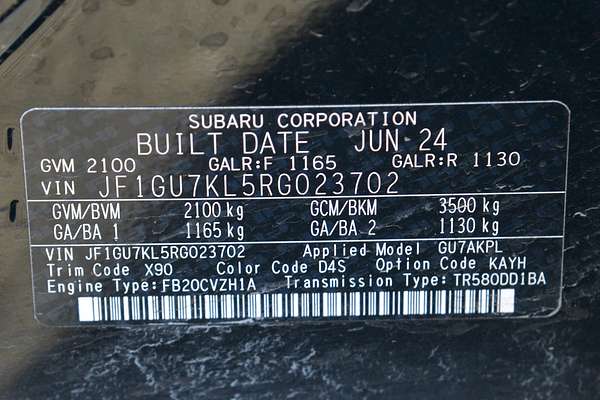 2024 Subaru Crosstrek 2.0S G6X