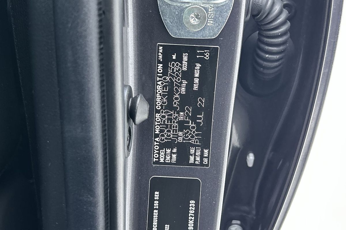 2022 Toyota Landcruiser Prado VX GDJ150R