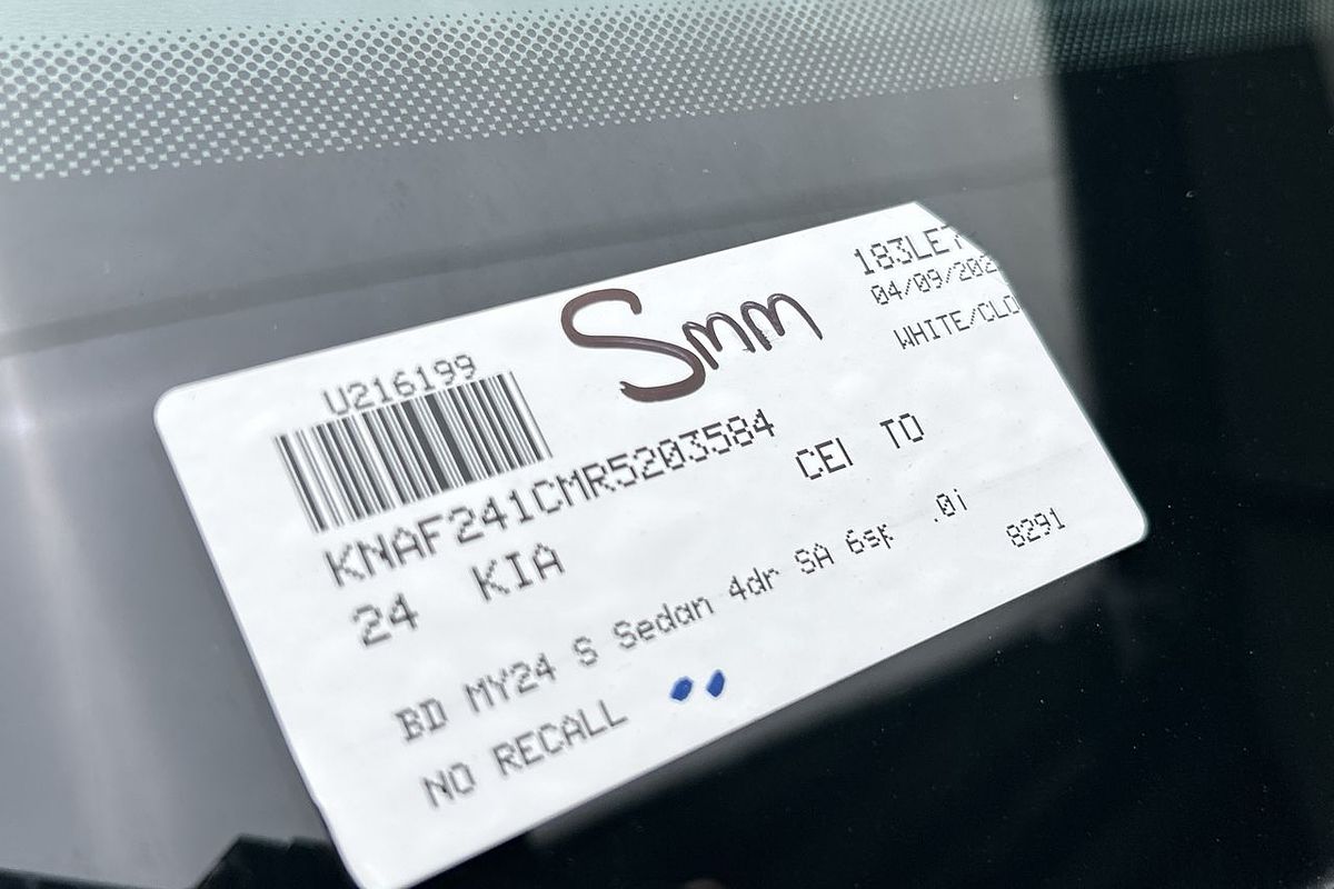 2024 Kia Cerato S BD