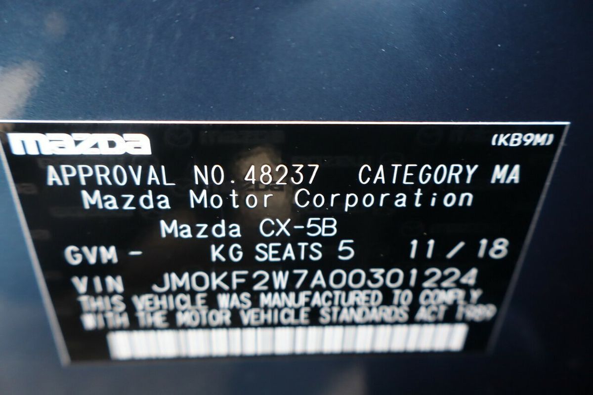 2018 Mazda CX-5 Maxx KF Series