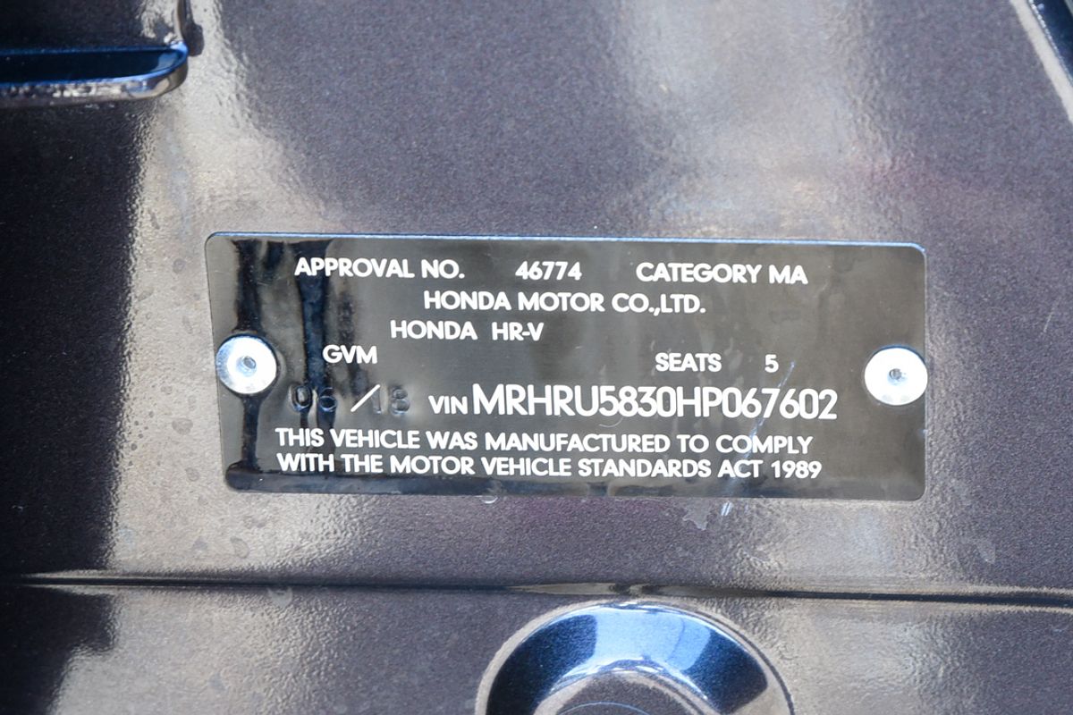 2018 Honda HR-V VTi