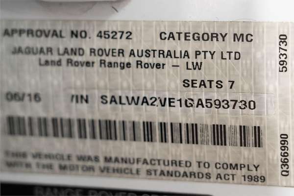 2016 Land Rover Range Rover Sport V6SC HSE L494