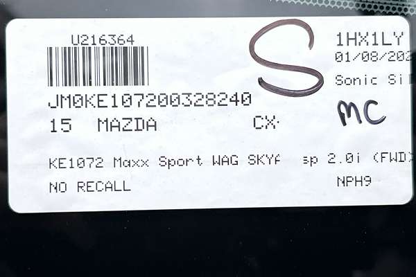 2015 Mazda CX-5 Maxx Sport KE Series 2
