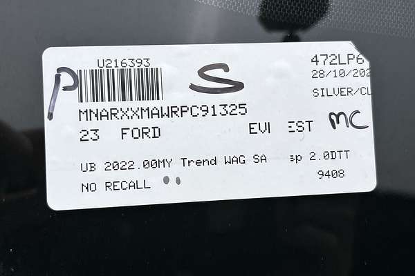 2023 Ford Everest Trend 2.0L