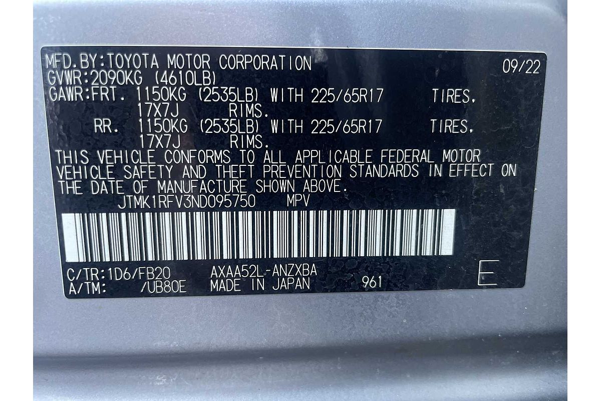 2022 Toyota RAV4 LE