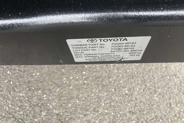 2018 Toyota Hilux Workmate GUN122R Rear Wheel Drive