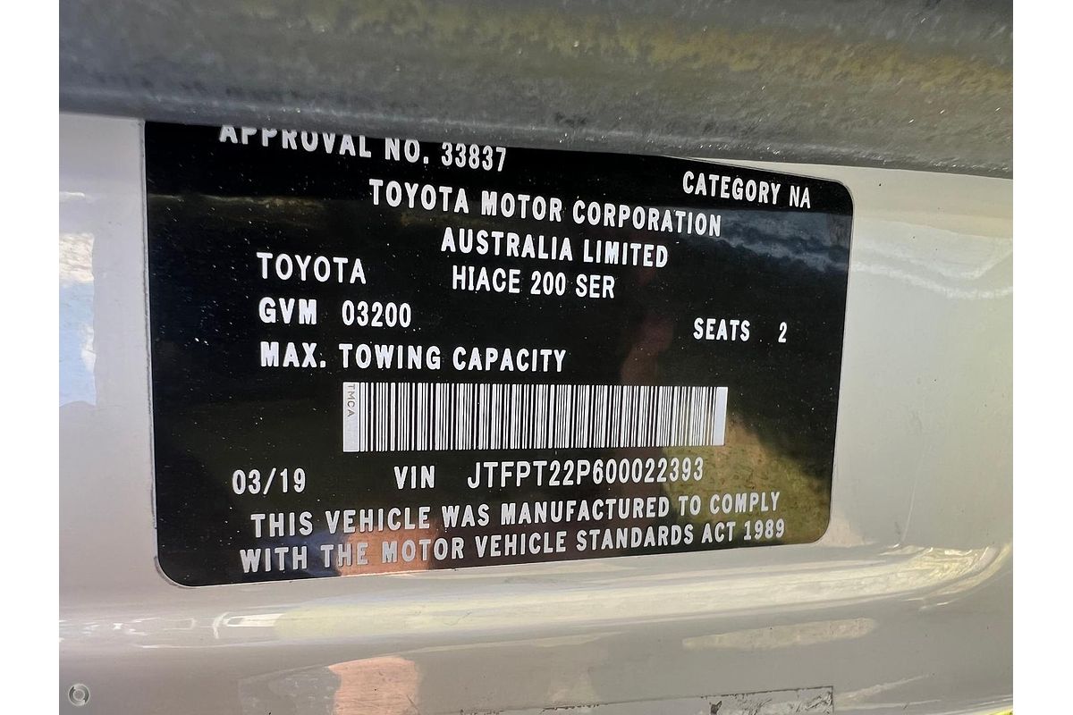 2019 Toyota Hiace KDH221R