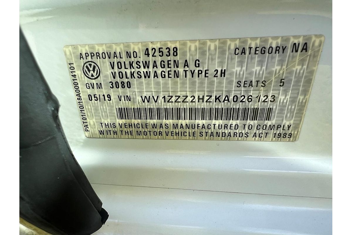 2019 Volkswagen Amarok TDI550 Sportline 2H 4X4