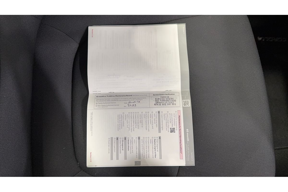 2020 Toyota Corolla Ascent Sport Hybrid ZWE211R