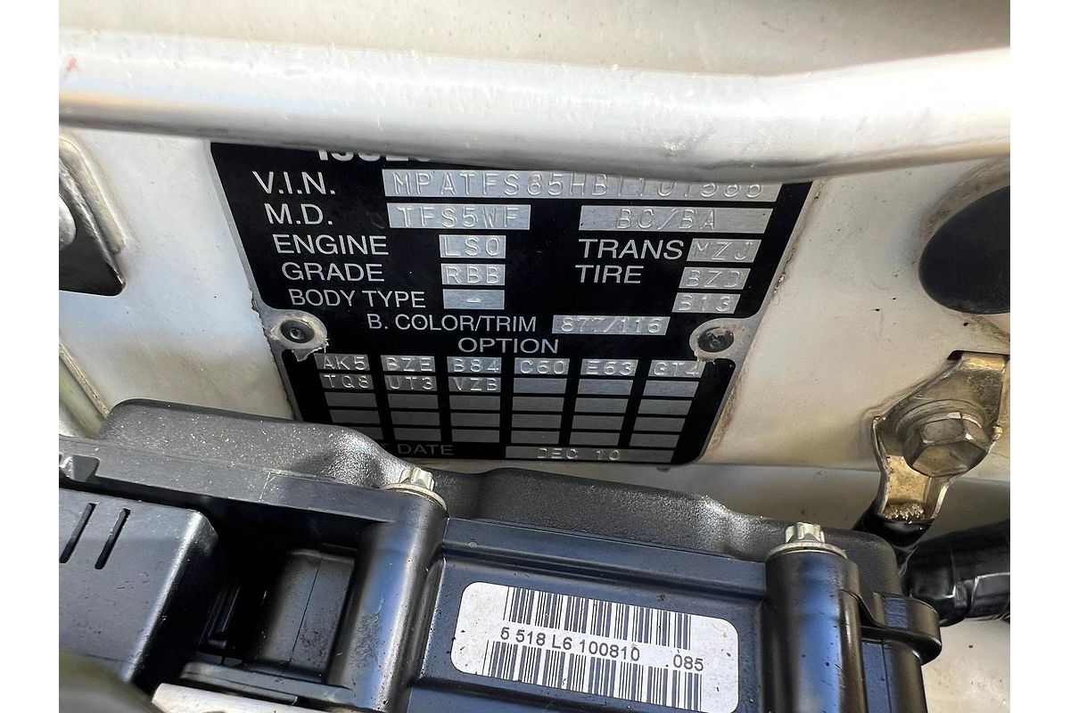 2011 Isuzu D-MAX SX 4X4
