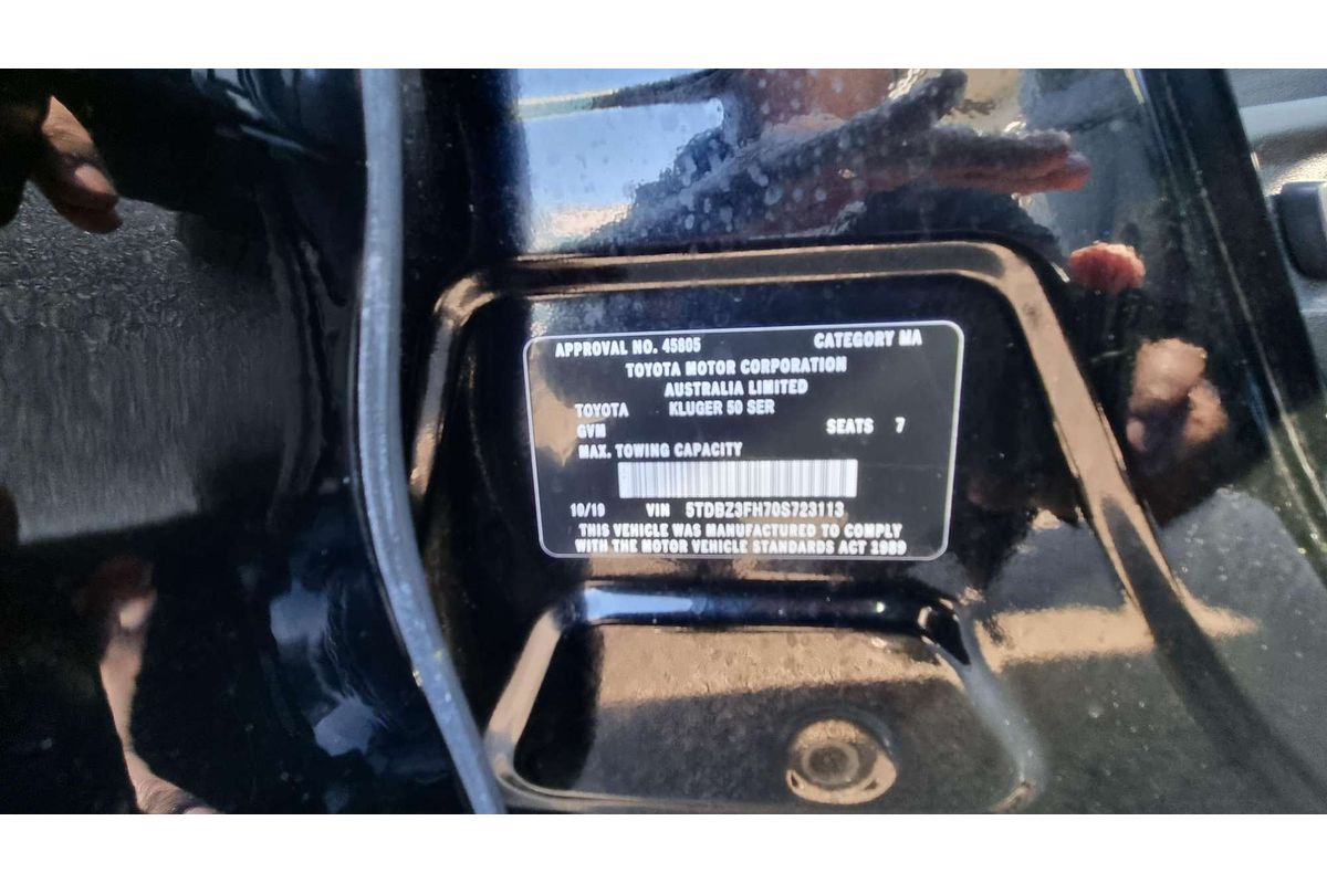 2019 Toyota Kluger GXL GSU55R