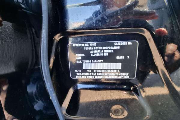 2019 Toyota Kluger GXL GSU55R