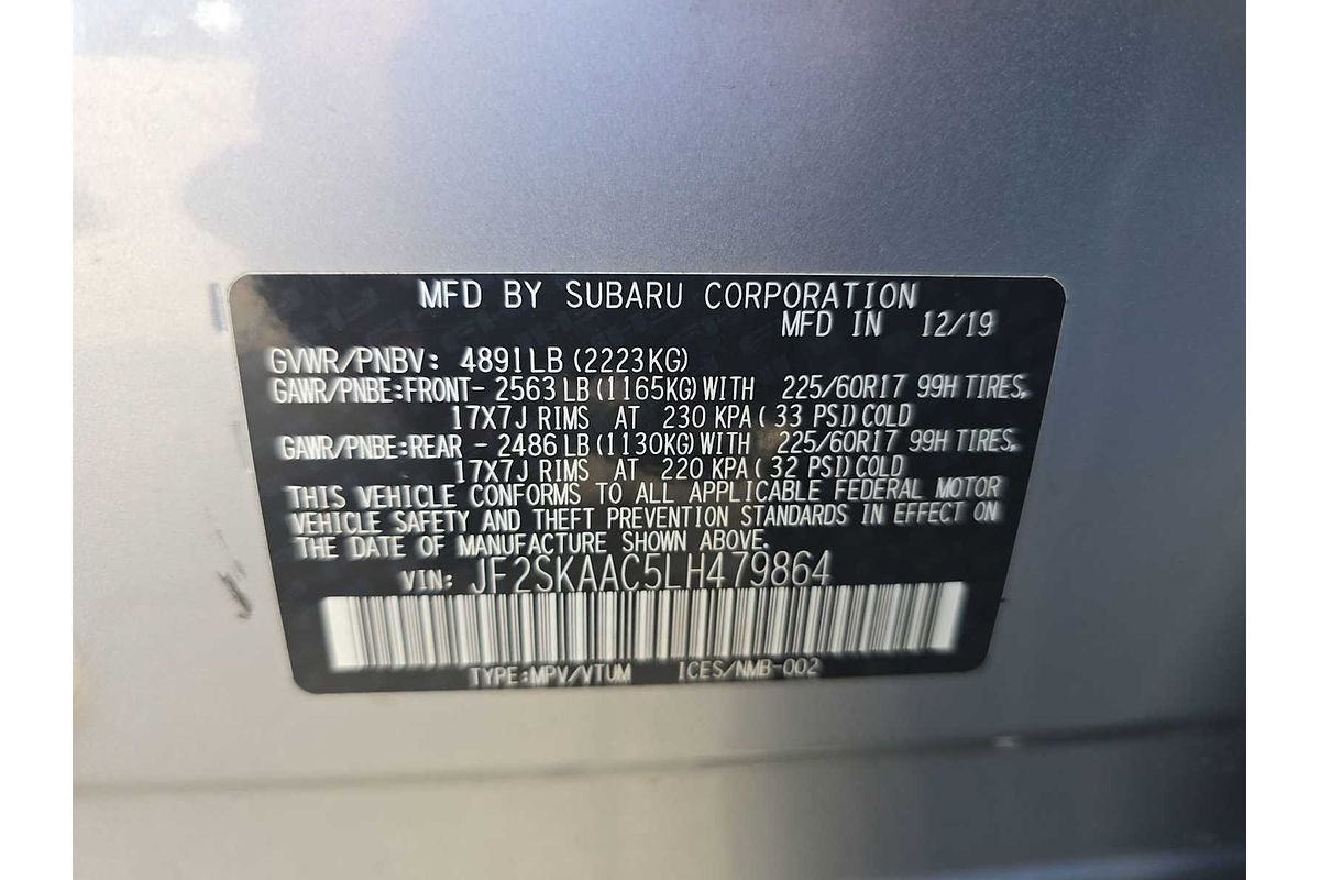 2020 Subaru Forester