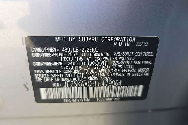 2020 Subaru Forester