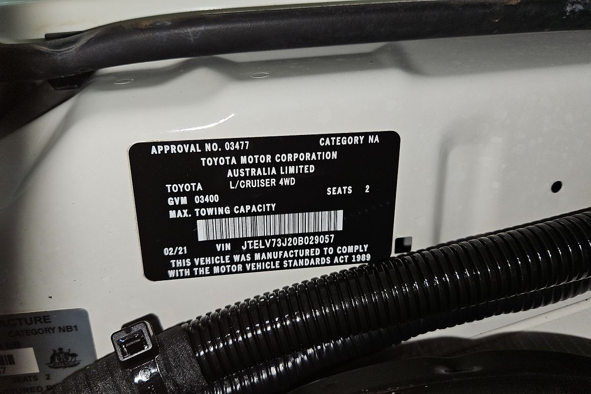 2021 Toyota Landcruiser GXL VDJ79R 4X4