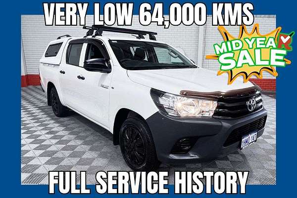 2019 Toyota Hilux Workmate TGN121R Rear Wheel Drive