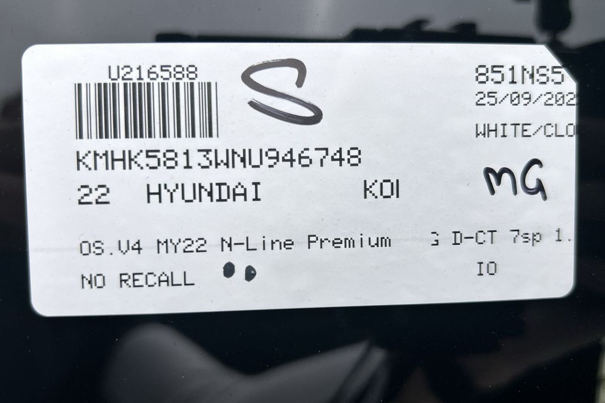 2022 Hyundai Kona N-Line Premium OS.V4