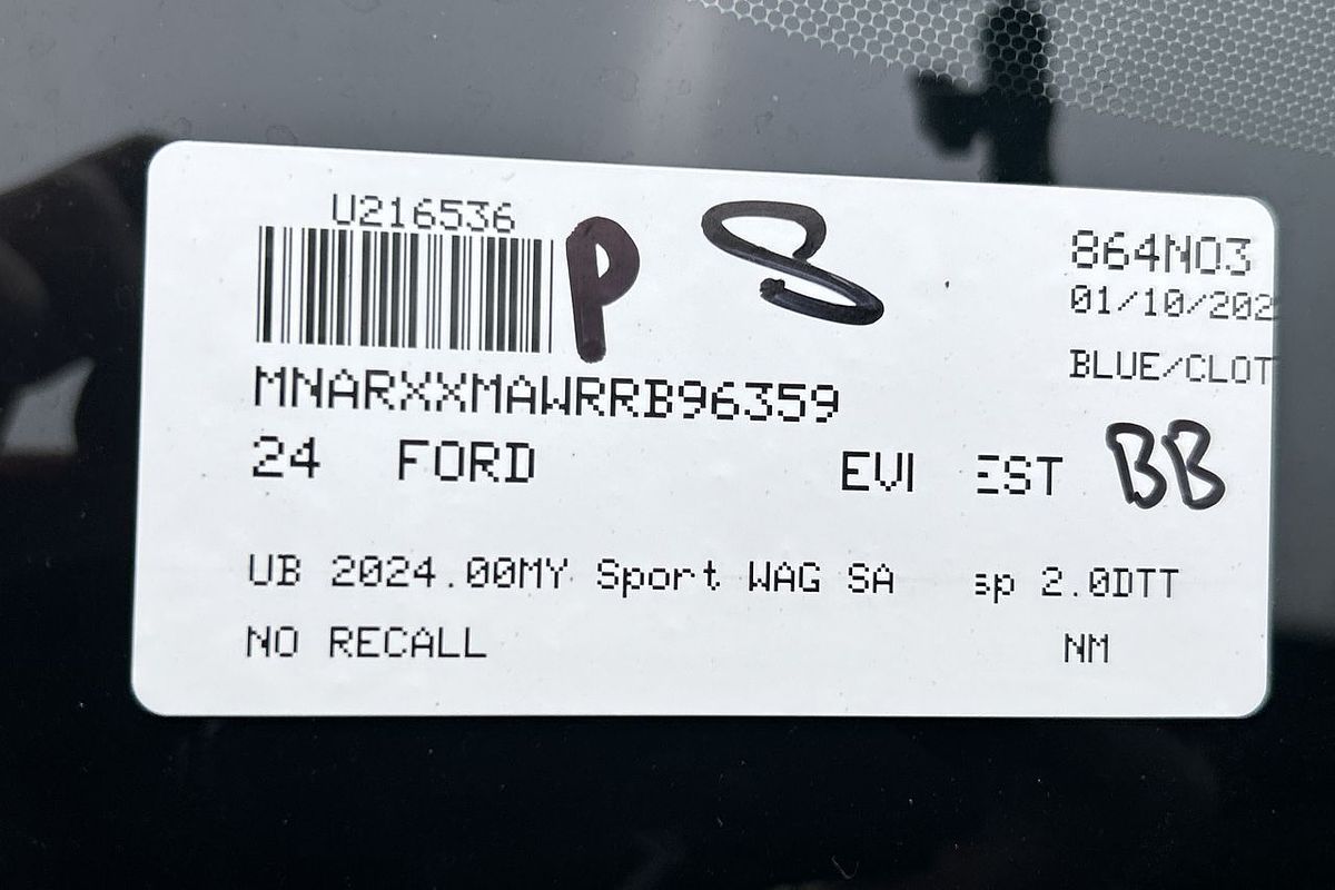 2024 Ford Everest Sport 2.0L