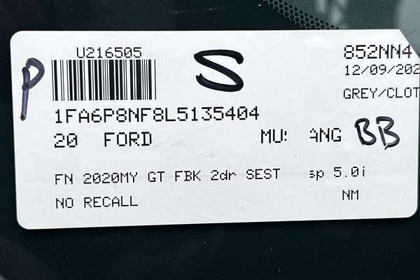 2020 Ford Mustang GT FN