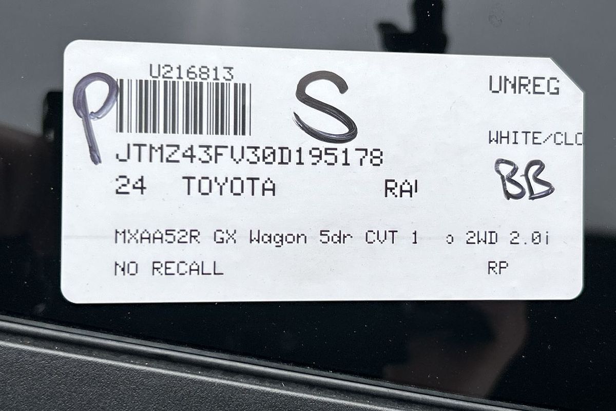 2024 Toyota RAV4 GX MXAA52R
