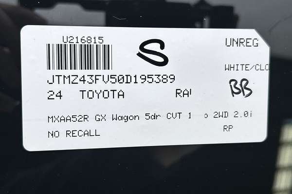 2024 Toyota RAV4 GX MXAA52R