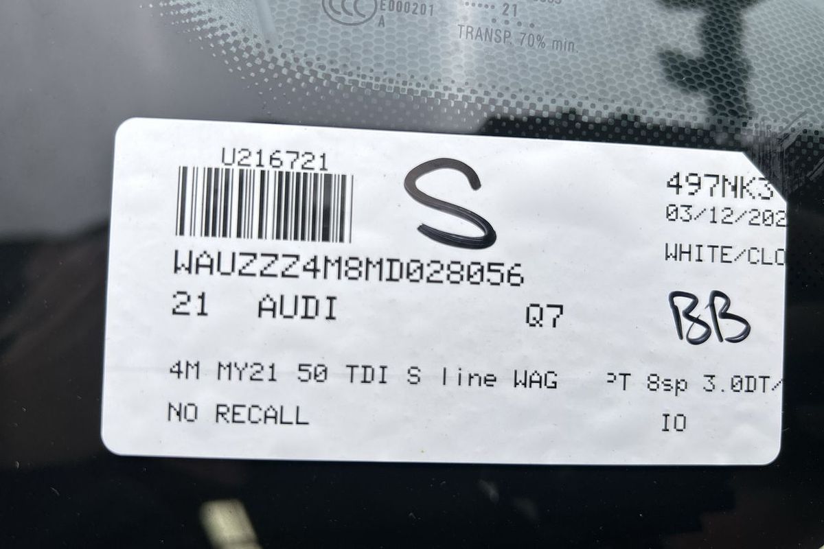 2021 Audi Q7 50 TDI S line 4M
