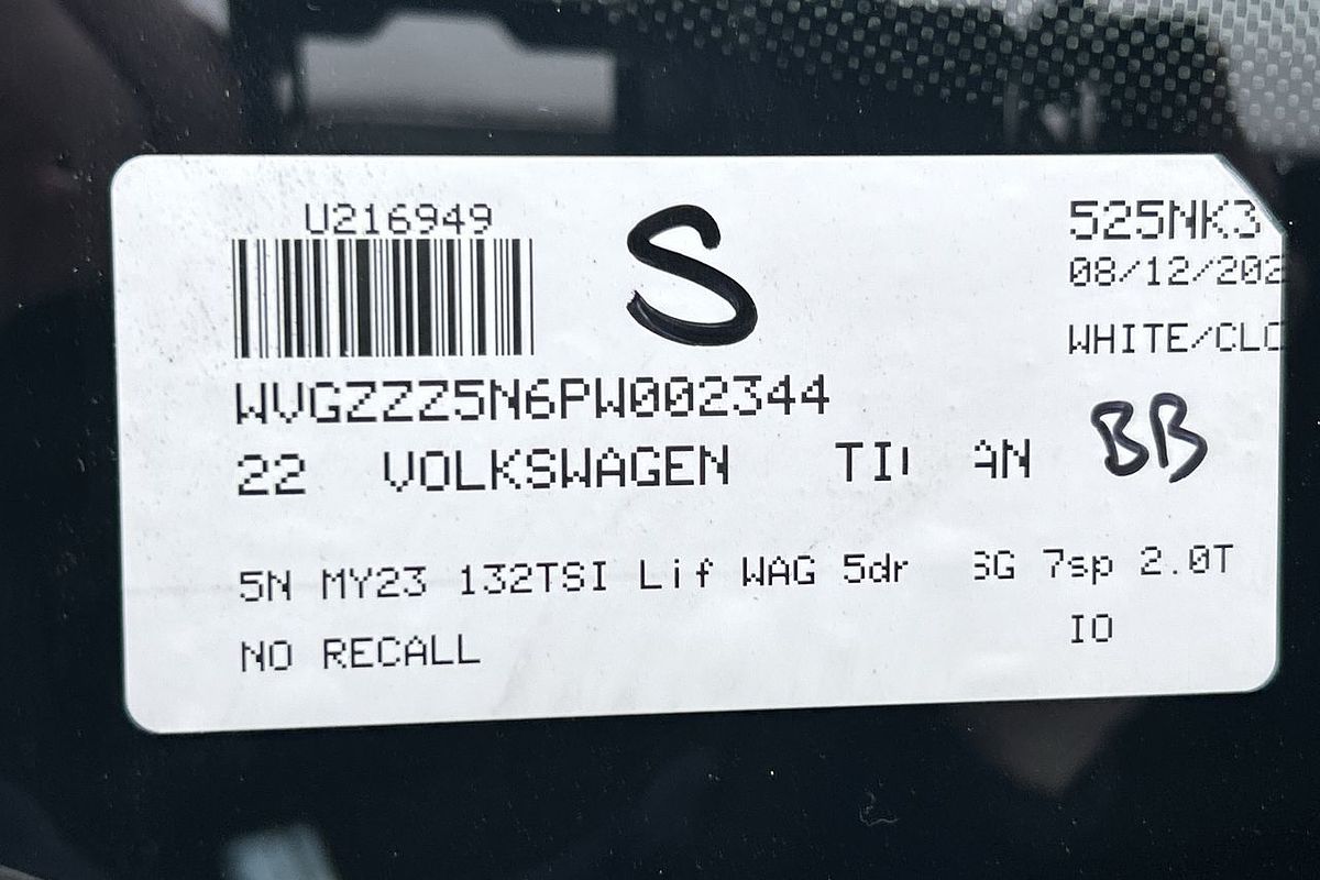 2022 Volkswagen Tiguan 132TSI Life 5N