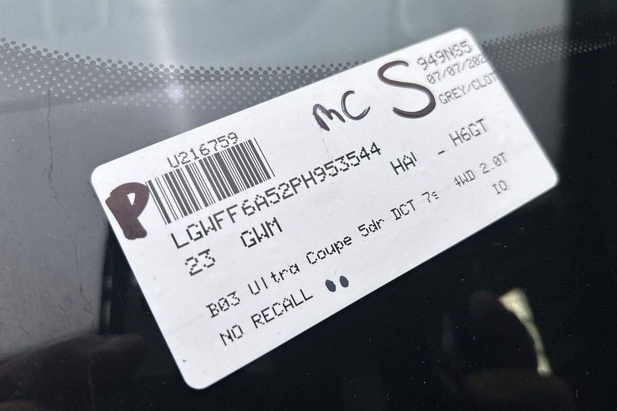 2023 GWM Haval H6GT Ultra B03