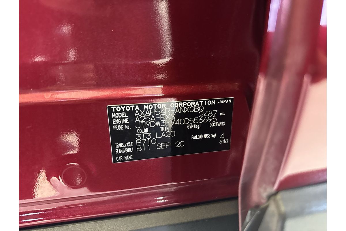 2020 Toyota RAV4 Cruiser AXAH54R