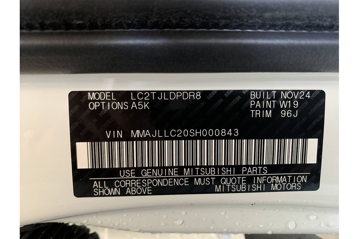 2024 Mitsubishi Triton GLX-R MV 4X4