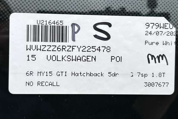 2015 Volkswagen Polo GTI 6R