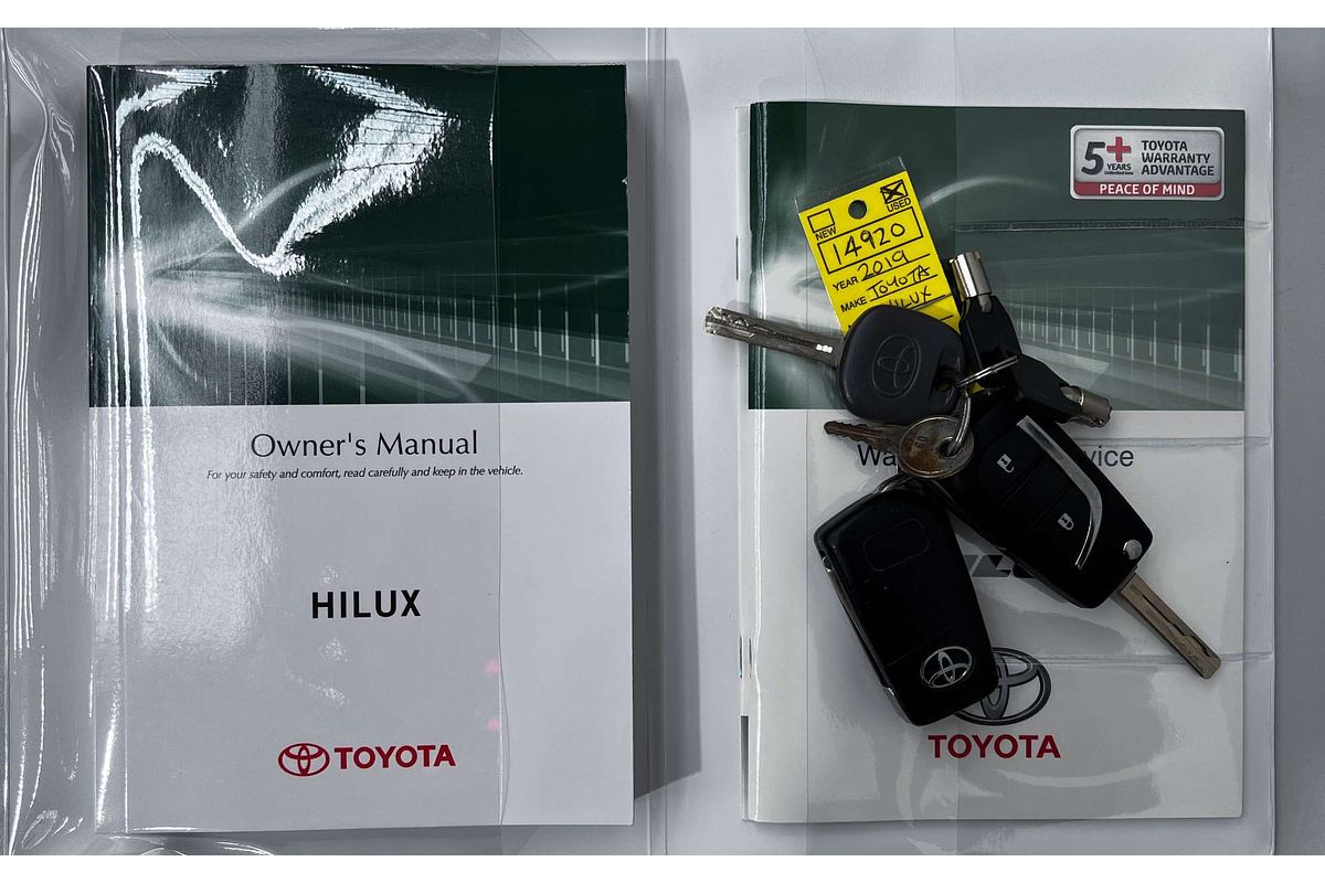 2019 Toyota Hilux Workmate TGN121R Rear Wheel Drive