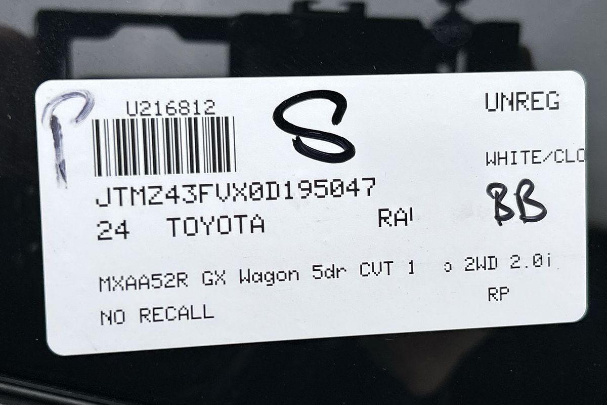 2024 Toyota RAV4 GX MXAA52R