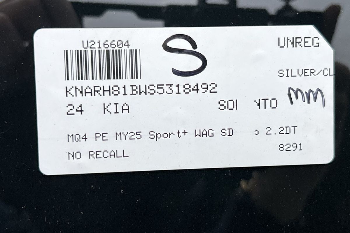 2024 Kia Sorento Sport+ MQ4 PE