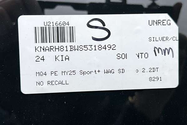 2024 Kia Sorento Sport+ MQ4 PE