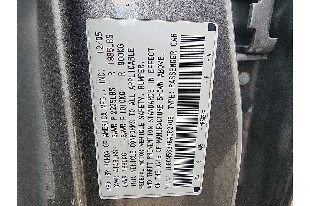 2006 Honda Accord EX-L