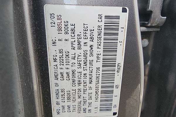 2006 Honda Accord EX-L