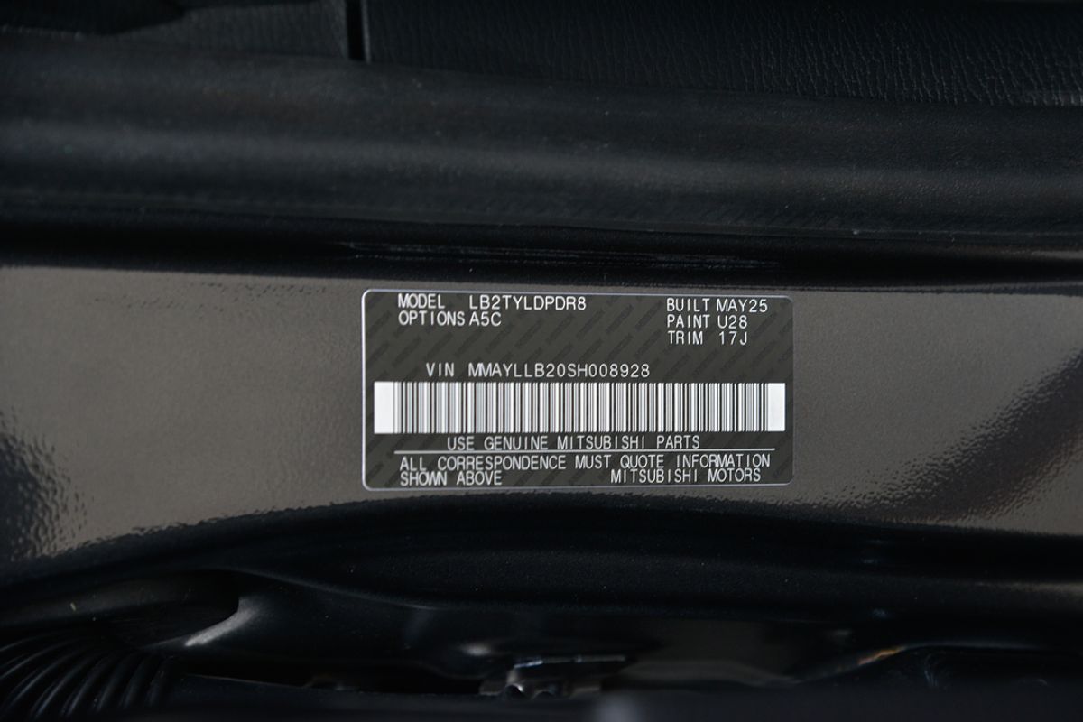 2024 Mitsubishi Triton GLX MV Rear Wheel Drive