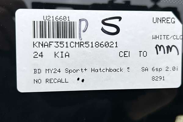 2024 Kia Cerato Sport+ BD