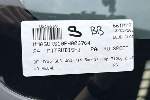 2024 Mitsubishi Pajero Sport GLS QF