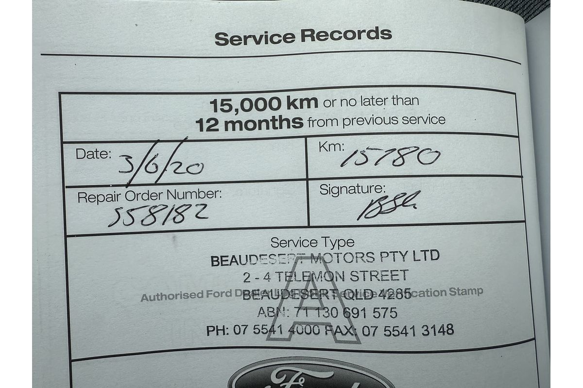 2019 Ford Ranger XL Hi-Rider PX MkIII Rear Wheel Drive 2.2L