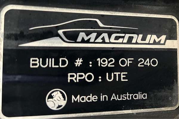 2017 Holden Ute Magnum VF Series II Rear Wheel Drive