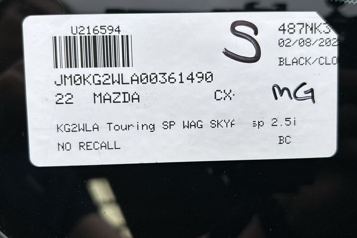 2022 Mazda CX-8 Touring SP KG Series
