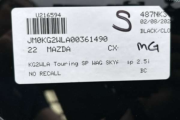 2022 Mazda CX-8 Touring SP KG Series