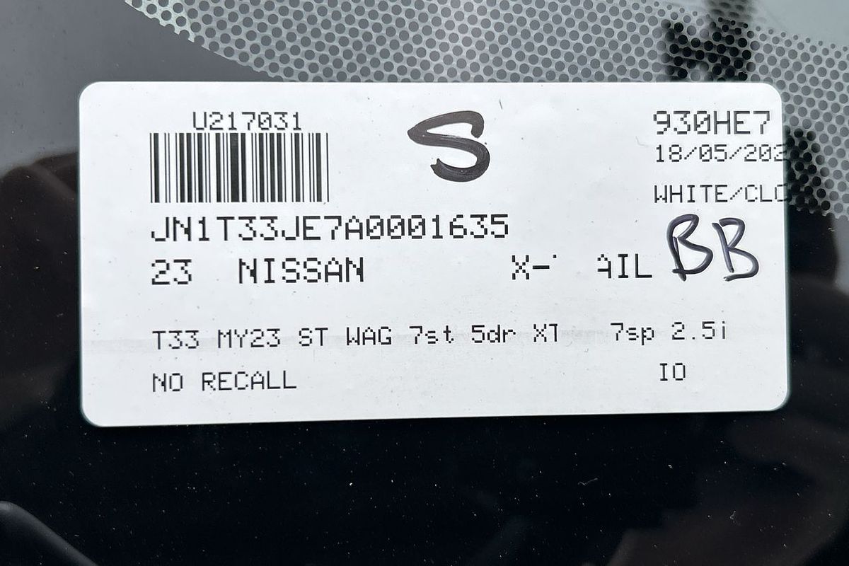 2023 Nissan X-TRAIL ST T33