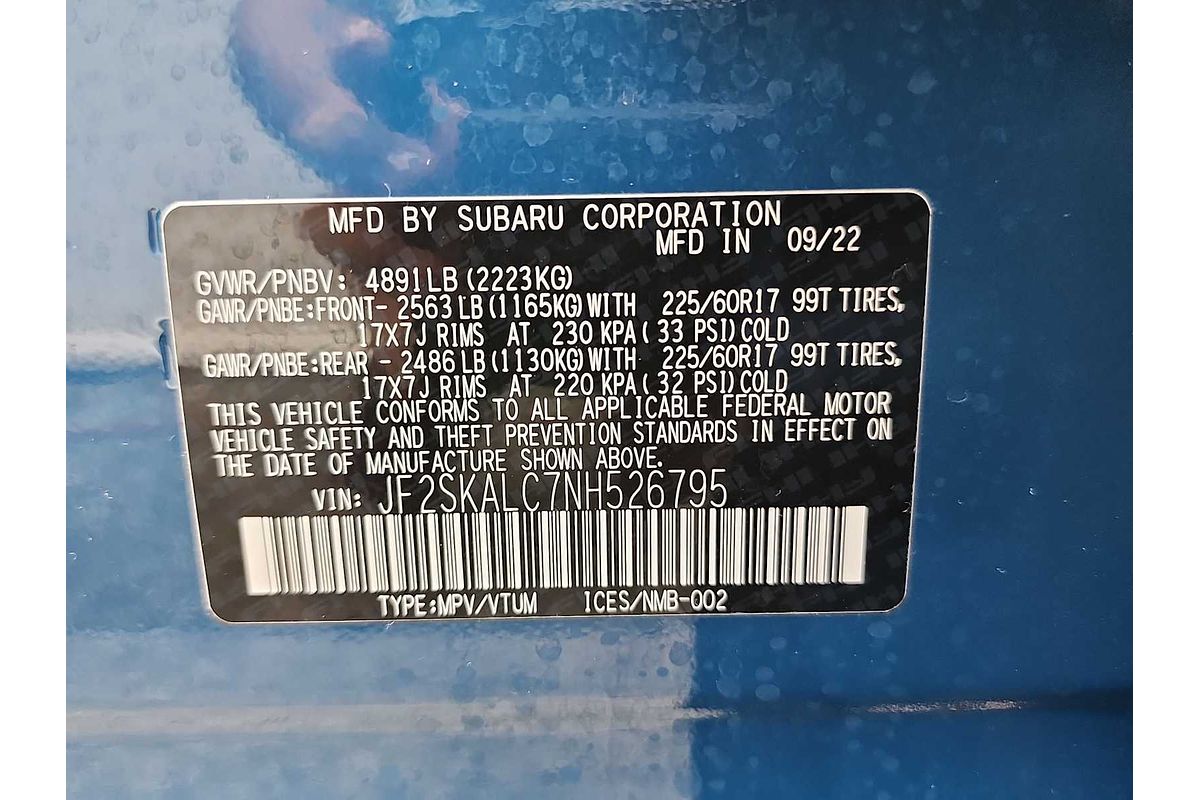 2022 Subaru Forester Wilderness
