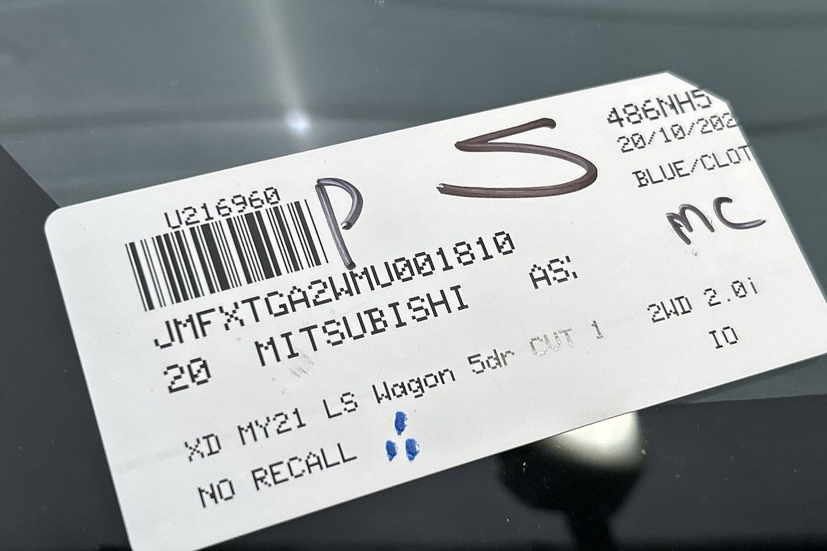 2020 Mitsubishi ASX LS XD