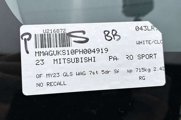 2023 Mitsubishi Pajero Sport GLS QF